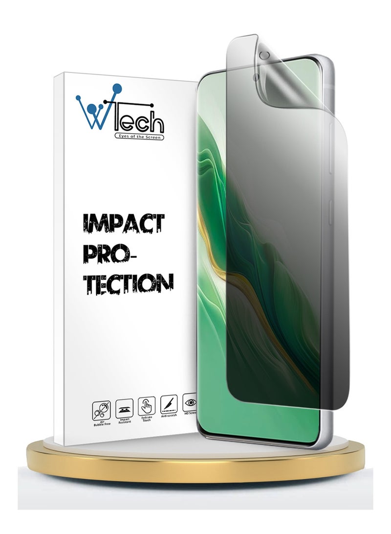دبليو تيك Honor Magic6 / Magic6 Pro 5G 2024 Premium Anti Spy / Anti Privacy Film واقي شاشة رقيق ومرن شفاف - Image 1