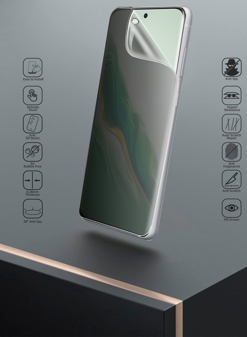 دبليو تيك Honor Magic6 / Magic6 Pro 5G 2024 Premium Anti Spy / Anti Privacy Film واقي شاشة رقيق ومرن شفاف - Image 2