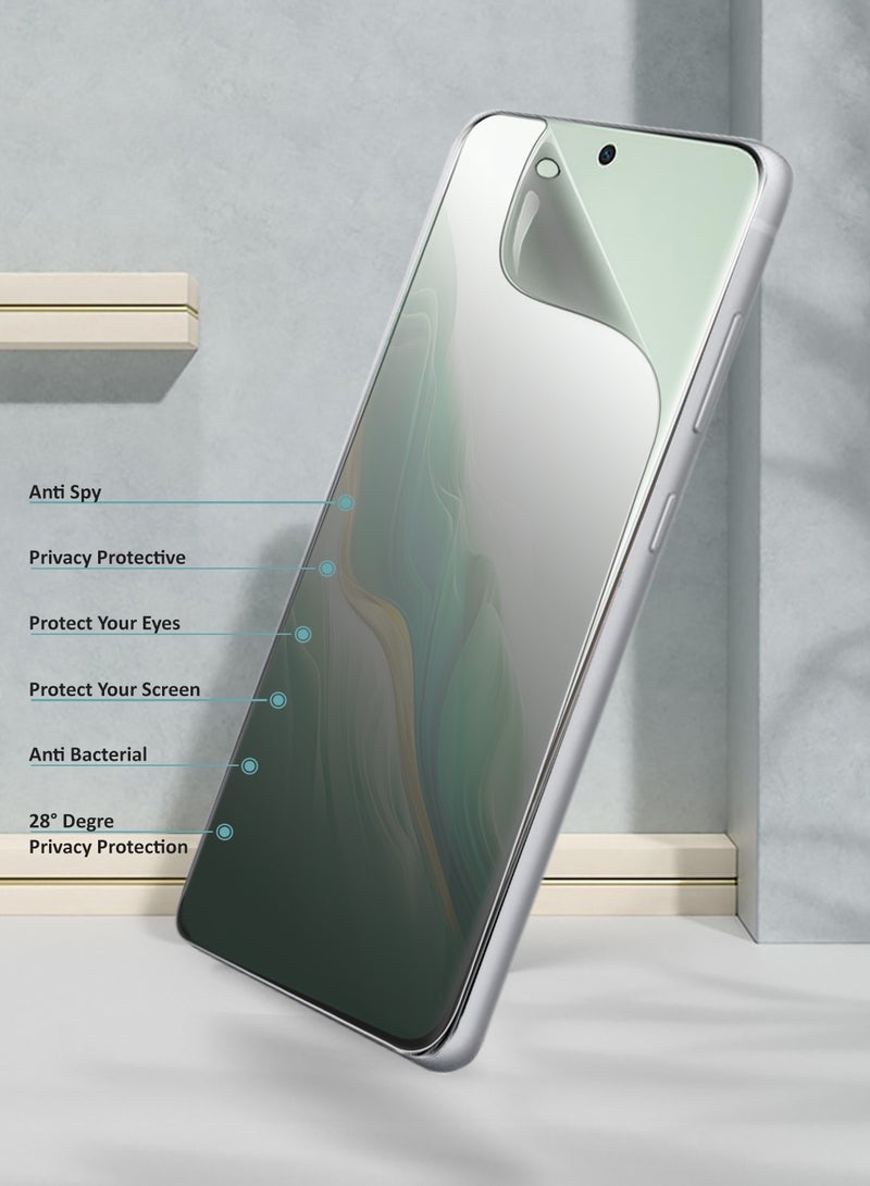 دبليو تيك Honor Magic6 / Magic6 Pro 5G 2024 Premium Anti Spy / Anti Privacy Film واقي شاشة رقيق ومرن شفاف - Image 3