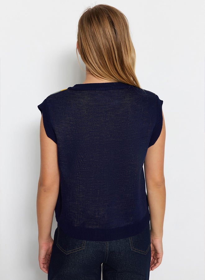 trendyol Colorful Buttoned Knitwear Vest - Image 5