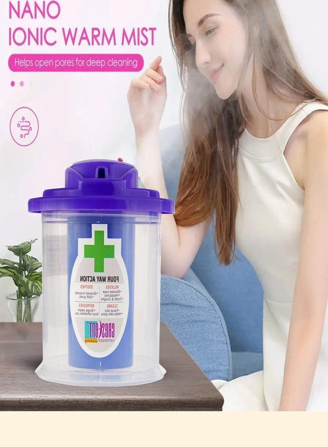 كريسنت جهاز بخار كريسنت إيكونومي برو لعلاج البرد والسعال | جهاز بخار للوجه | جهاز استنشاق بالبخار | مؤشر ضوئي | برتقالي | عبوة من قطعة واحدة - Image 4