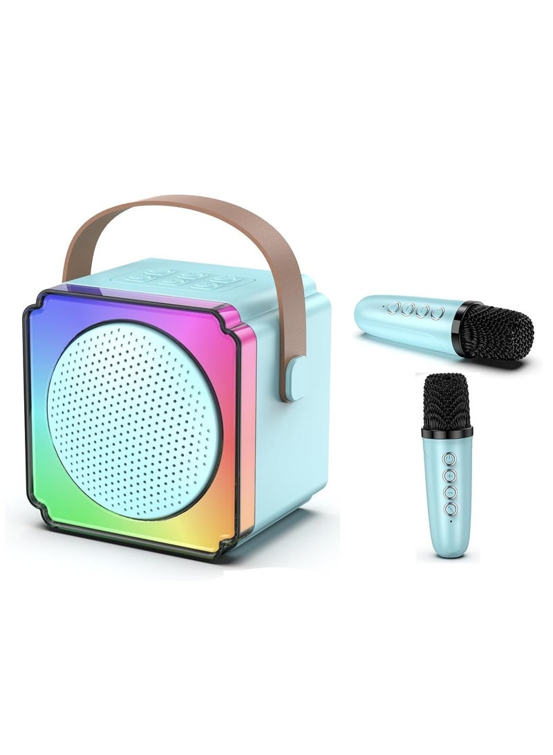 ROCK LIGHT S116 Wireless Karaoke Speaker Set, RGB Ambient Light, DSP Chip, HIFI Sound Quality, 3D Surround (Blue) - Image 1
