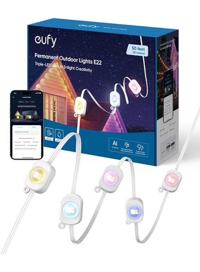إيوفي أضواء عيد الميلاد الذكية في الهواء الطلق، يوميا وعطلة، - Image 1