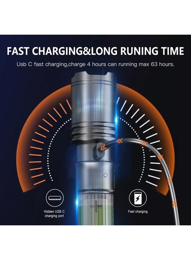 KLARUS EP10 Rechargeable Flashlight, High Lumens 1000 Lumens EDC Flashlight, USB C Flashlight with 2600 mah Battery, Waterproof Torch Light for Camping, Outdoor, Emergency Use - Image 5