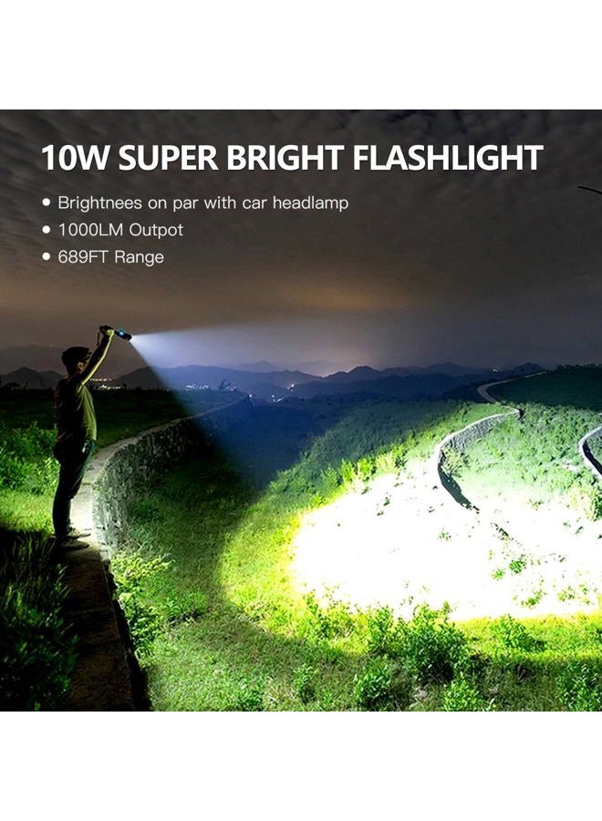 KLARUS EP10 Rechargeable Flashlight, High Lumens 1000 Lumens EDC Flashlight, USB C Flashlight with 2600 mah Battery, Waterproof Torch Light for Camping, Outdoor, Emergency Use - Image 2