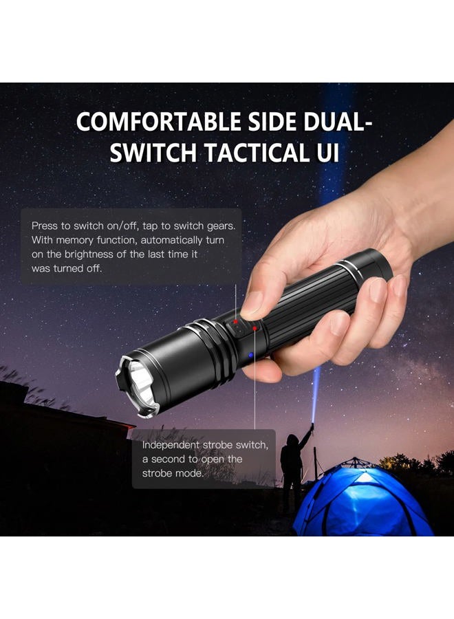 KLARUS EP10 Rechargeable Flashlight, High Lumens 1000 Lumens EDC Flashlight, USB C Flashlight with 2600 mah Battery, Waterproof Torch Light for Camping, Outdoor, Emergency Use - Image 3
