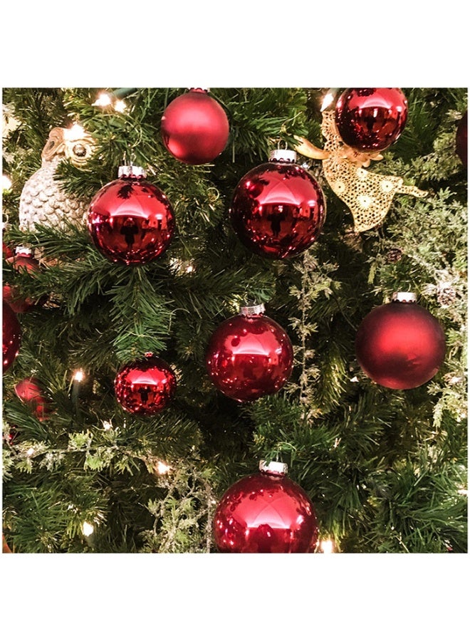 24Pcs Christmas Ball Ornaments, 4CM Christmas Tree Hanging Ornaments, Christmas Tree Decorations Balls for Xmas Trees Decor Holiday Party Wedding - Image 4