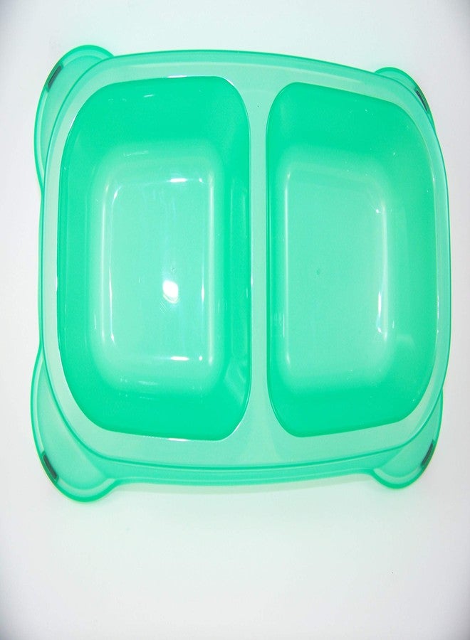 Greenbrier Kennel Club Bright 2-Section Pet Bowl