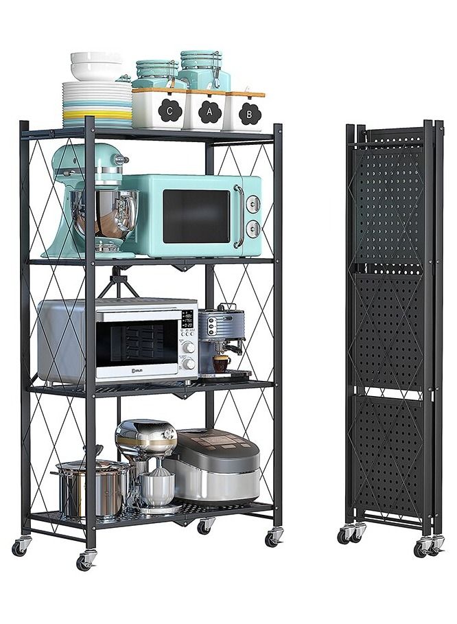 DubaiGallery Foldable Storage Rack Black - Image 2