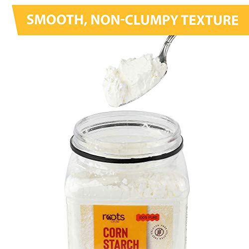 Roots Circle 100% Pure Corn Starch | 2 [17oz] Airtight Containers | All Natural Thickener for Soups, Stews, Gravy, Baking Pies, Puddings & Cakes | Gluten-Free, Non-GMO, Vegan, Kosher, Food-Grade - Image 3