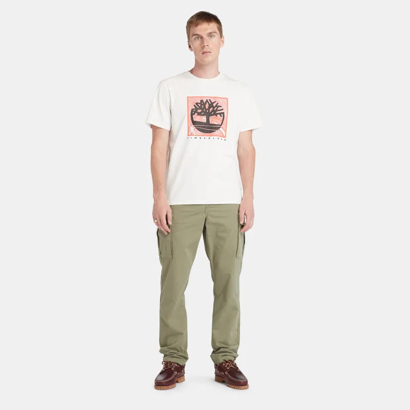 Timberland Green Men's Brookline Cargo Pants for Men | Best Price UAE