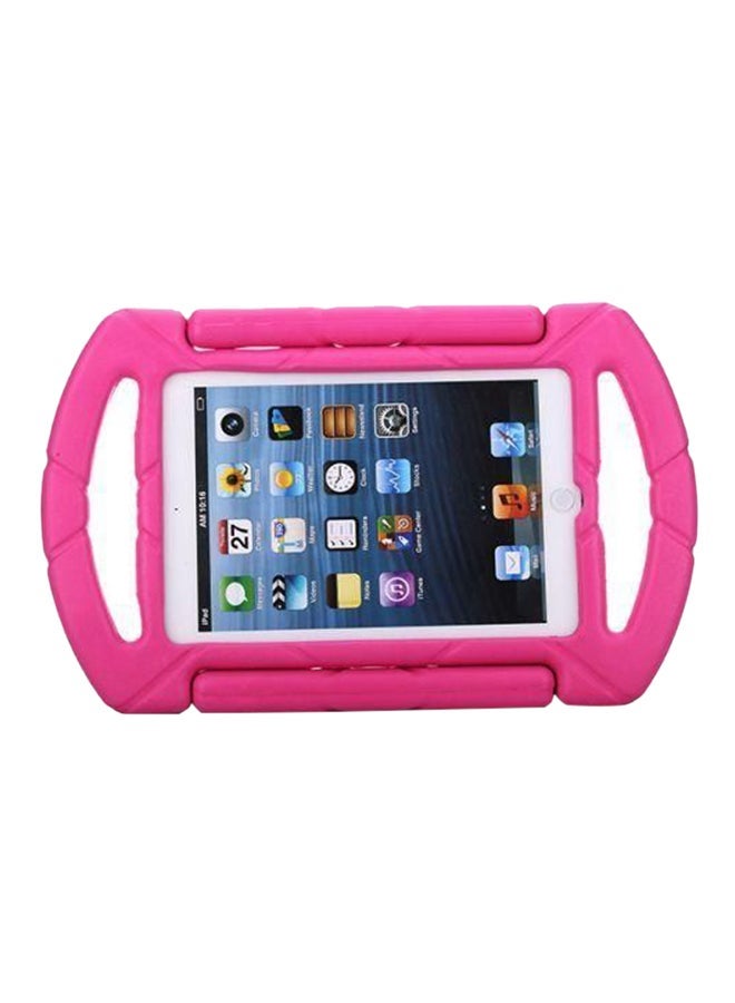 NIBEMINENT Eva Steering Handle Design Kids Shock Proof Foam Case Cover Stand For Ipad Mini-Pink Color