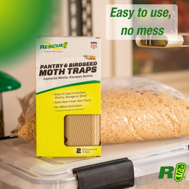 RESCUE ! Pantry & Birdseed Moth Traps with Pheromone Lure - 2 Traps - Image 3