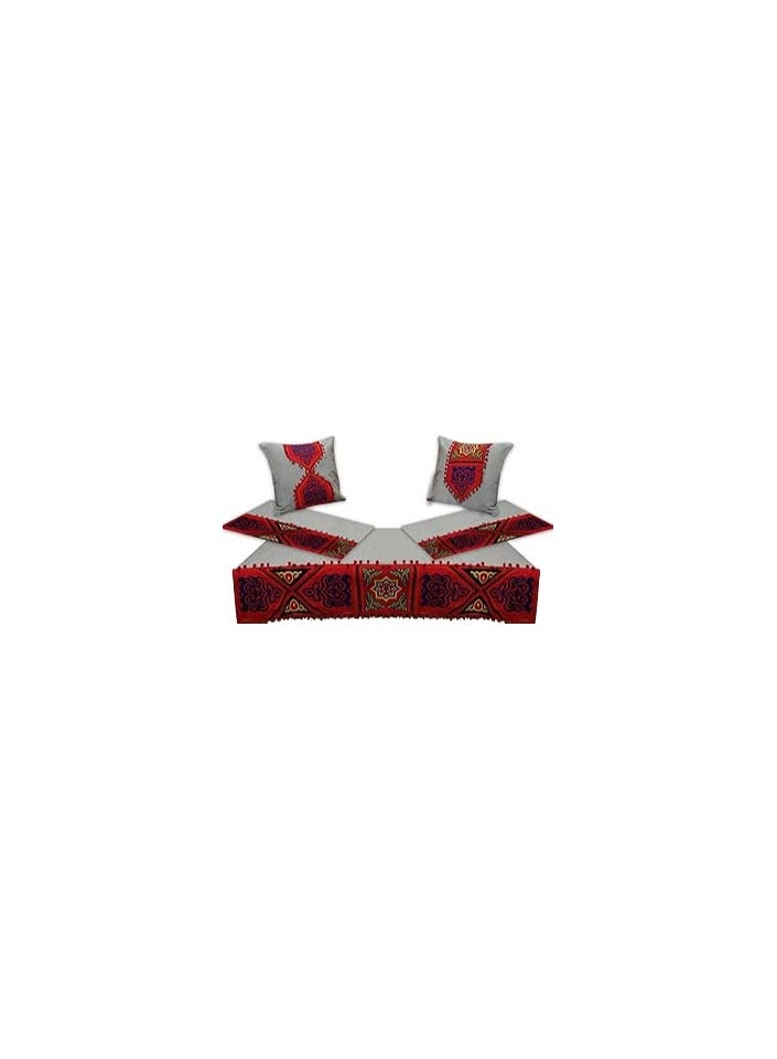 Khayamiya Duck Fabric Sofa Cover Set - Arabic Style Décor - 3 Pieces