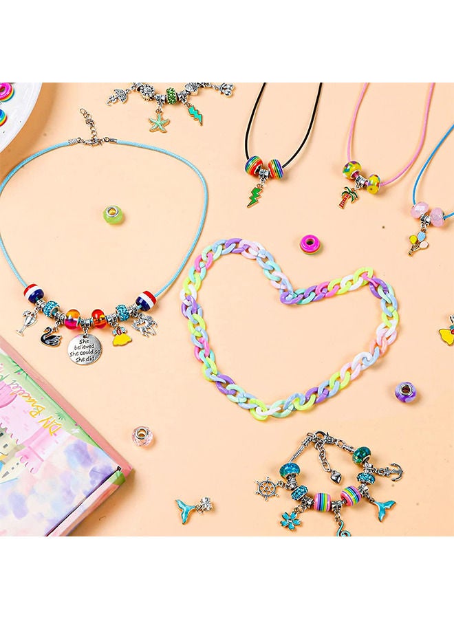 YelaJoy 138 Girls' Bracelet Making Set Children's Jewelry Making Set Children's Diy Jewelry Gift Set  - Image 4