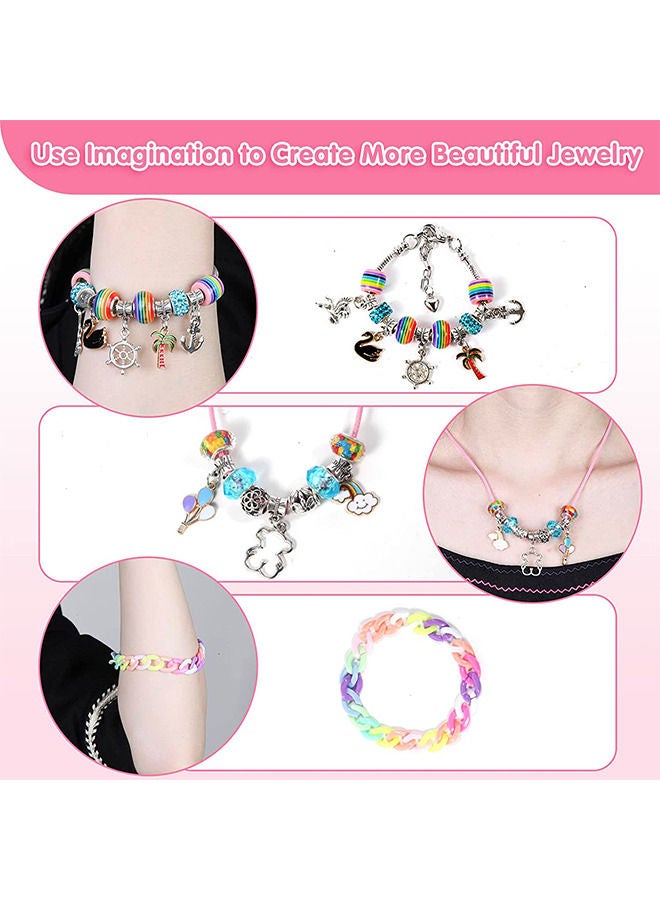 YelaJoy 138 Girls' Bracelet Making Set Children's Jewelry Making Set Children's Diy Jewelry Gift Set  - Image 5