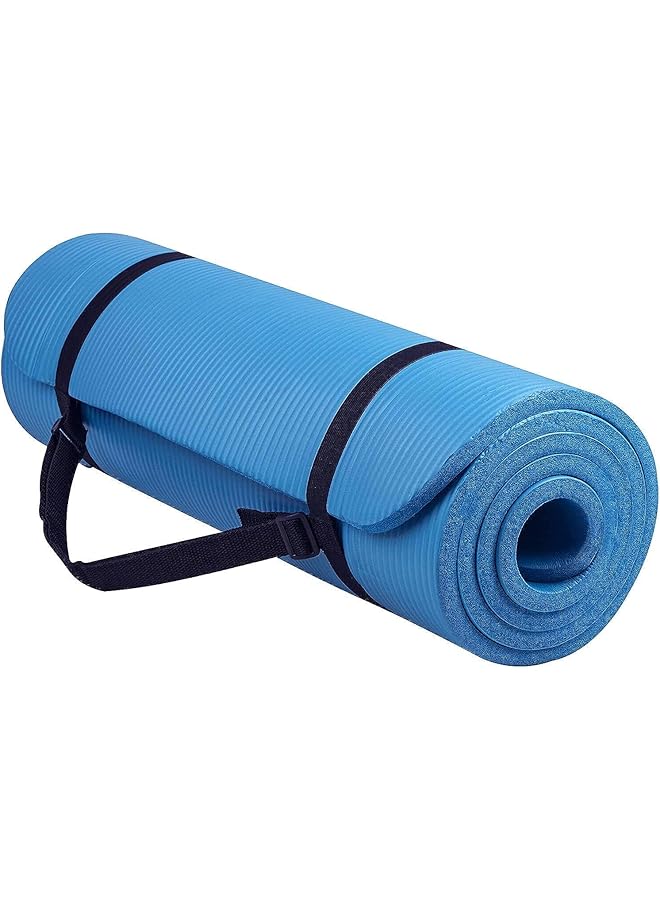 Nariele Yoga Excercising Mat Blue Mf118 3 - Image 1
