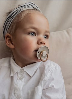 FRIGG Round Latex Baby Pacifier 0-6M 6-Pack Cinnamon Charm - Size 1  - Image 2