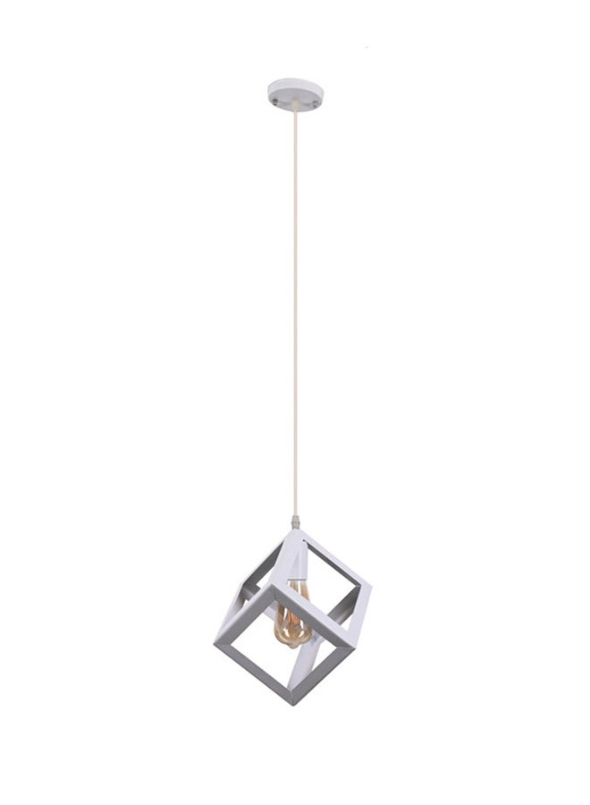 El Rawda Lighting Mandy Ceiling Lamp - Single | modern decorative LED E27 pendant light ceiling lamp hanging | suitable for any room | Color: White | Size: 70x22 cm