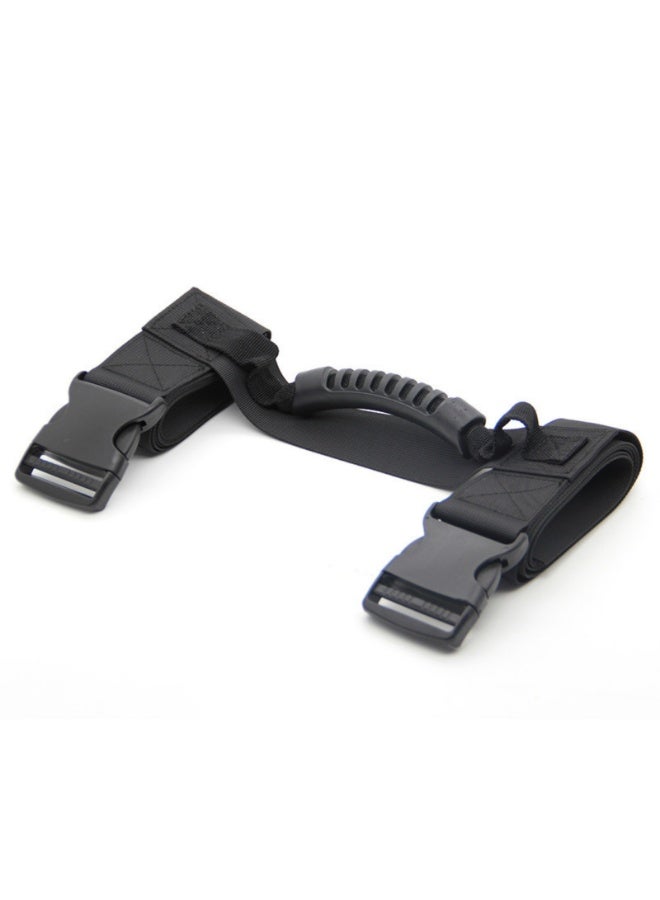 Carry bag with convenient cross straps for carrying and moving items - Image 3