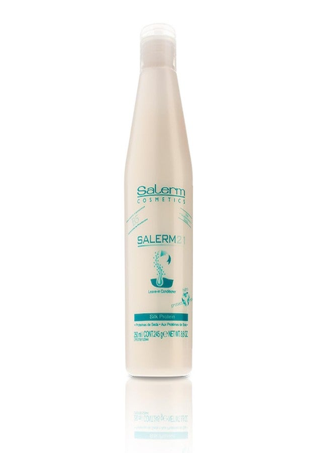 SALERM - Instant Hair Conditioner 21 Silk Protein - 250 ml - Leave-In or Rinse-Out Conditioner - with Silk Proteins - Heat Protector and Hydrating - Image 1