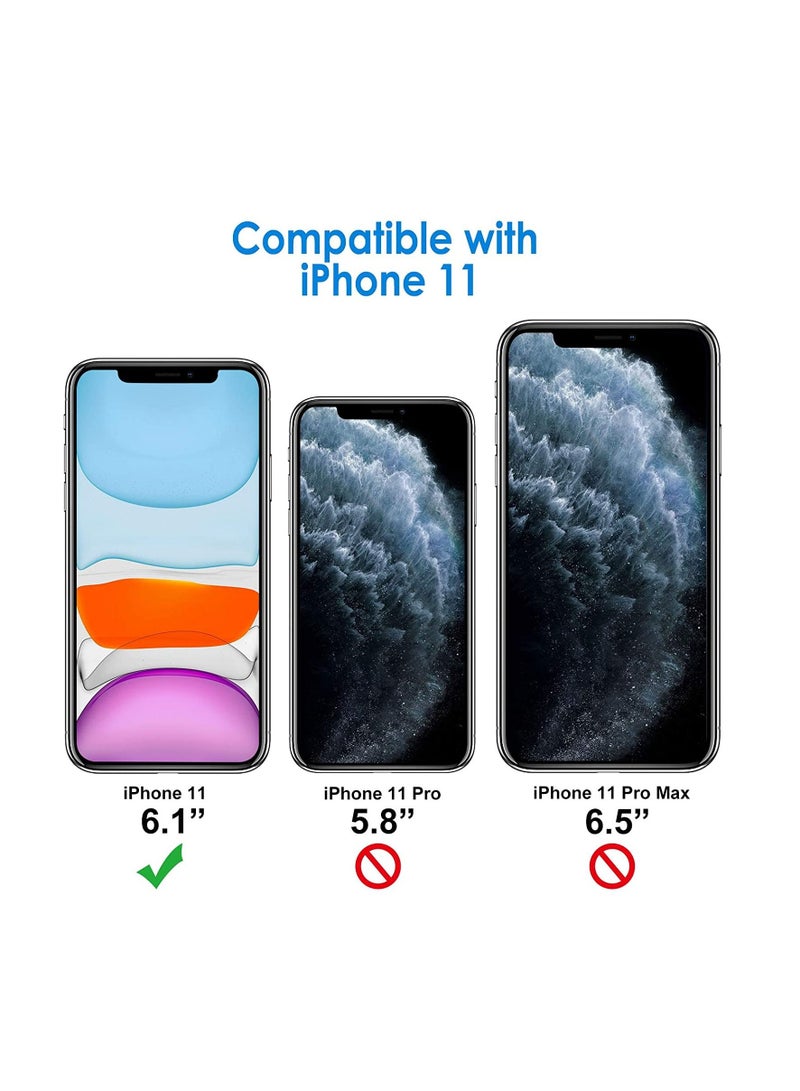 Rock Pow Shock-Absorption Bumper Anti-Scratch Case Cover for Apple iPhone 11 (2019) 6.1-Inch - Image 2