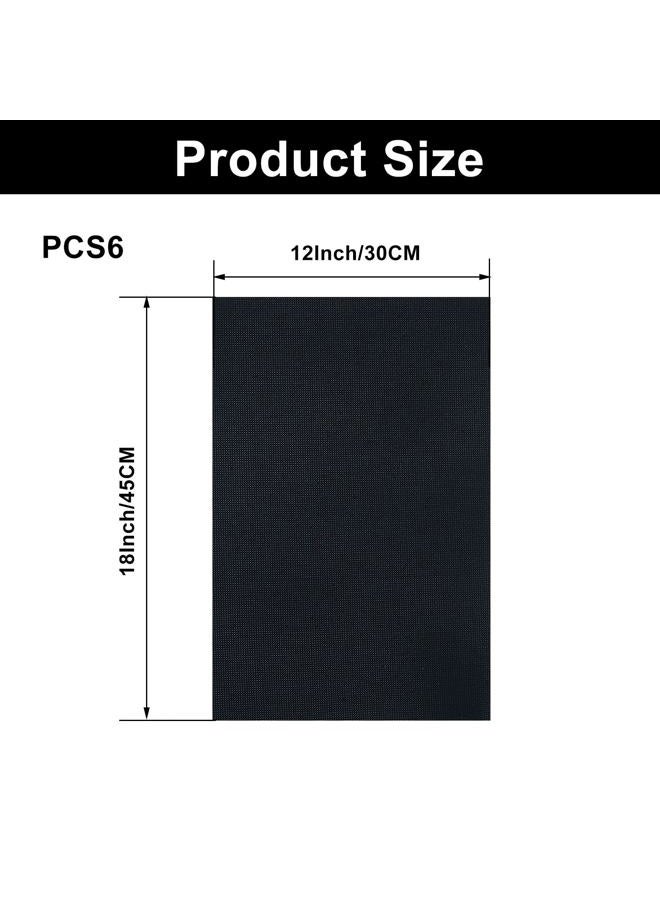 Murtenze 6 Pieces Classic Aida Cloth, 11 Count Cross Stitch Fabric White&Black Aida Fabric, Large Embroidery Cloth for Home DIY Embroidery Decoration - Image 3