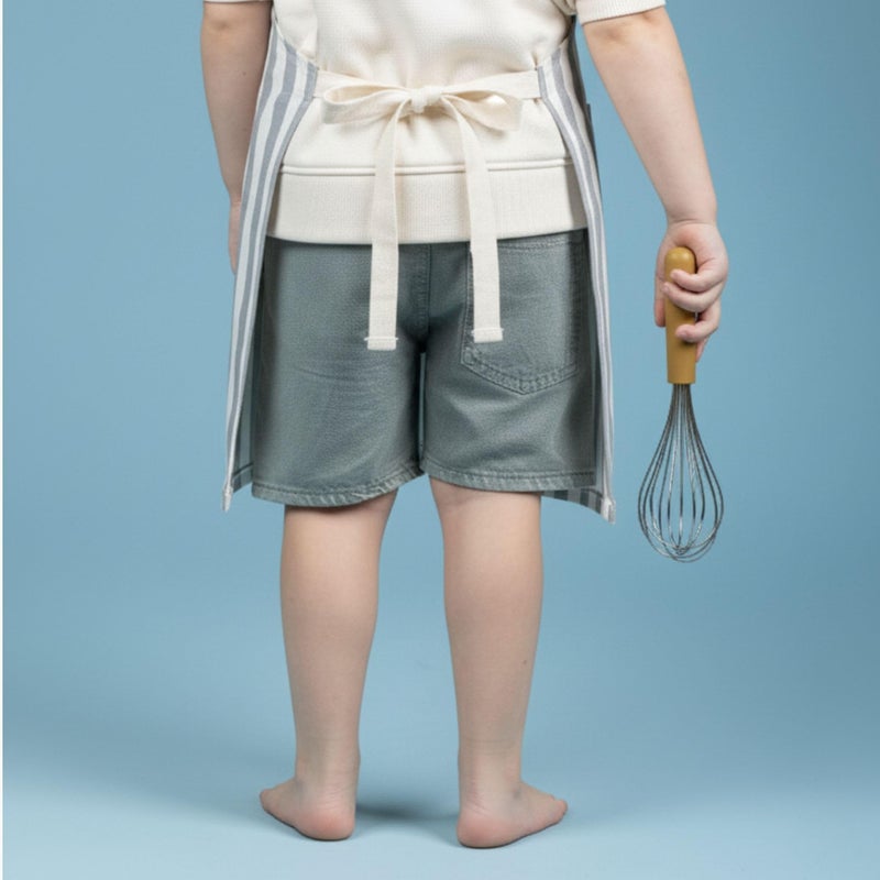 Tampoco Design LLC Kids Baking Apron for Girls & Boys â€“ 100% Cotton Chef Apron, Adjustable Neck & Waist Ties, Ages 5â€“11 â€“ Machine Washable - Great for Kitchen Play, Crafts & Kids Art Apron Activities - Image 3