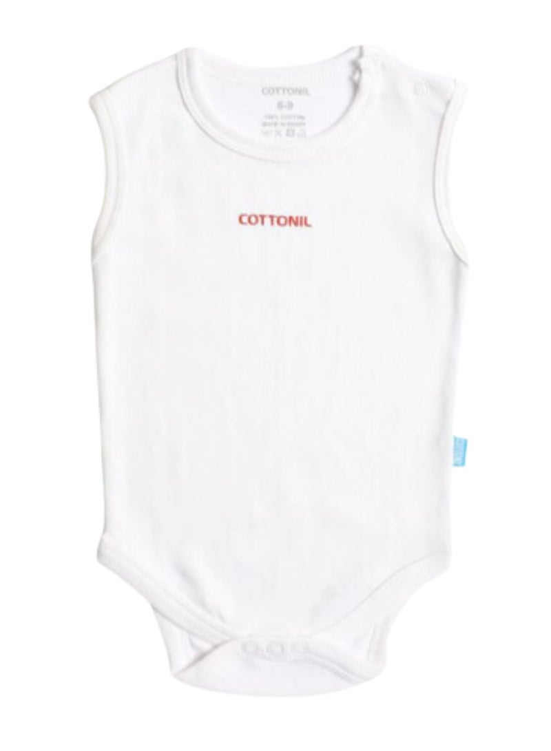 كوتونيل قطونيل باك يحتوي علي 3 قطع سالوبت قطن 100% كت ابيض للبيبي - Image 3