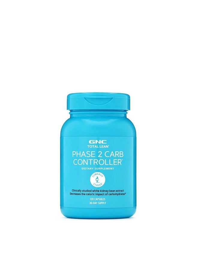 GNC GNC Total Lean Phase 2 Carb Controller | Decreases Calorie Impact from Carbohydrates | 120 Capsules  - Image 1