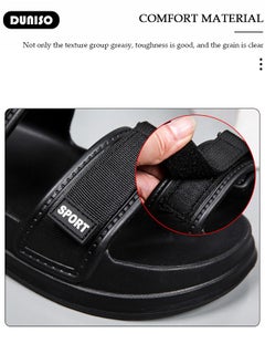 DUNISO Fashion Summer Slides Sandal for Men Outdoor Hiking Sandals Closed, Non-Slip Beach Sandal Platform Sandals Comfort Lightweight Ultra Cushion EVA Slippers(Size 42)  - Image 2