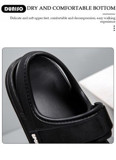 DUNISO Fashion Summer Slides Sandal for Men Outdoor Hiking Sandals Closed, Non-Slip Beach Sandal Platform Sandals Comfort Lightweight Ultra Cushion EVA Slippers(Size 42)  - Image 3