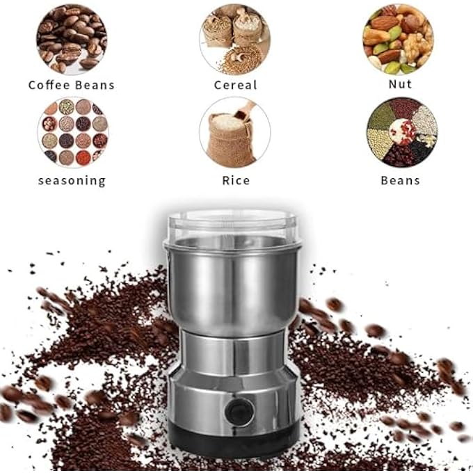 Sandoir Electric Coffee Beans Grinder  150W Beans Grinder Kitchen AppliancesOffice  Home Use 300Ml Coffee Grinding Machine - Image 3
