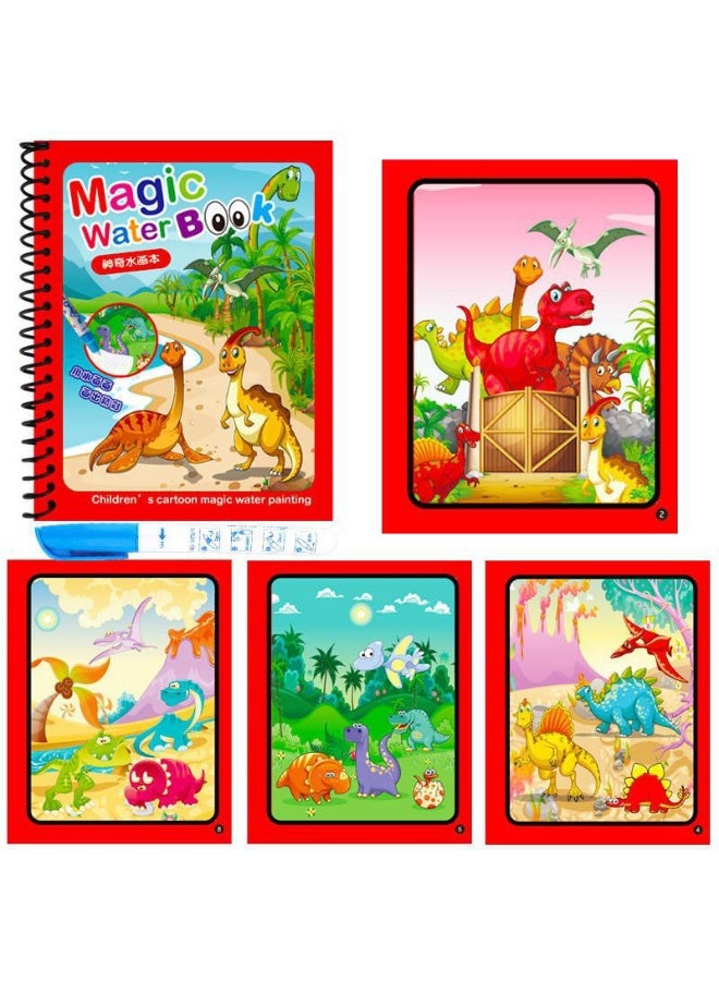 This magical coloring book and Montessori pen set is perfect for nursery, travel, and outings. It encourages creativity and focus in children and is suitable for boys and girls aged 3 and up. - Image 2