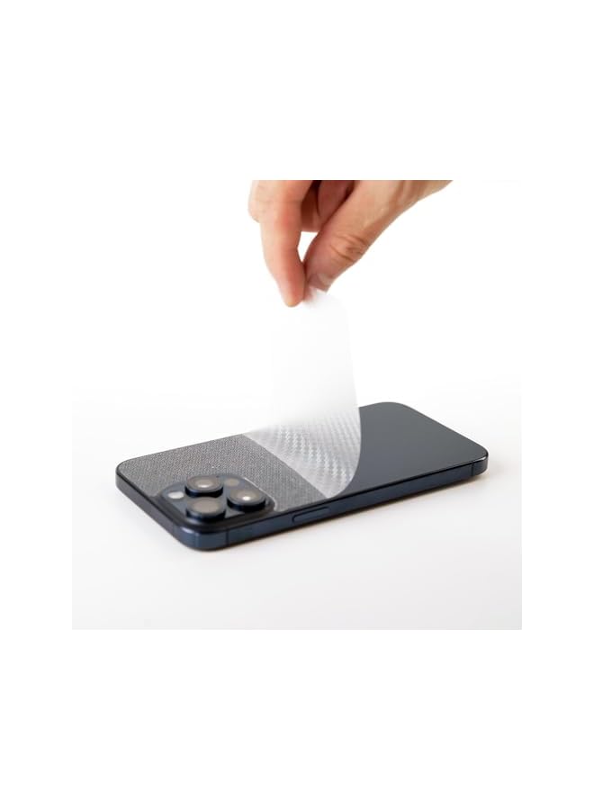 Ibywind Screen Protector Compatible With Iphone 15 Pro 5G With 2 Pcs Tempered Glass 1Pc Camera Lens Protector 1Pc Backing Carbon Fiber Film Fingerprint Reader Easy To Install - Image 4