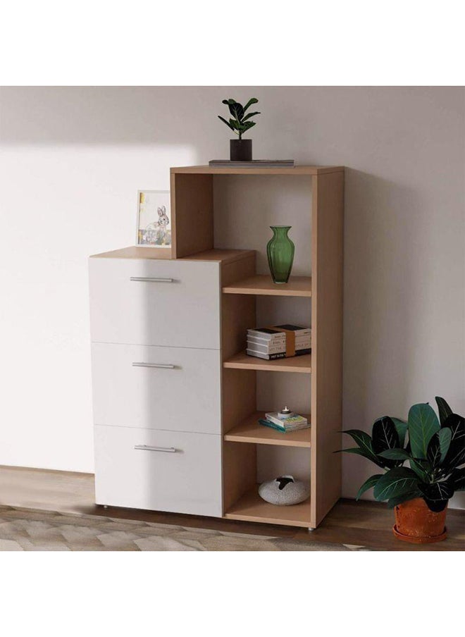 Al Home Beige Shoe Rack - 120x80x35 cm - By Alhome 