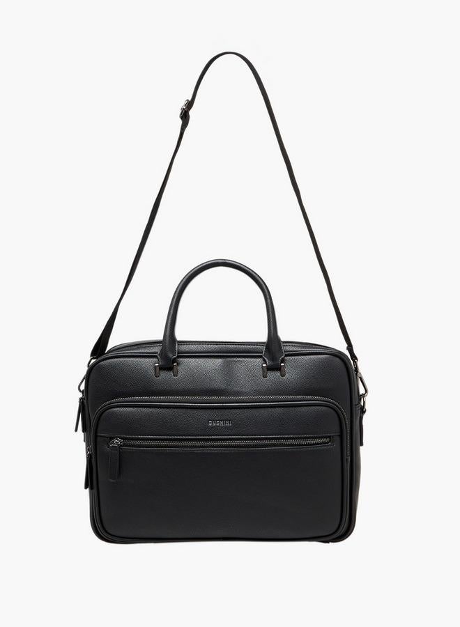 دوتشيني حقيبة لاب توب رجالي سادة - Image 3