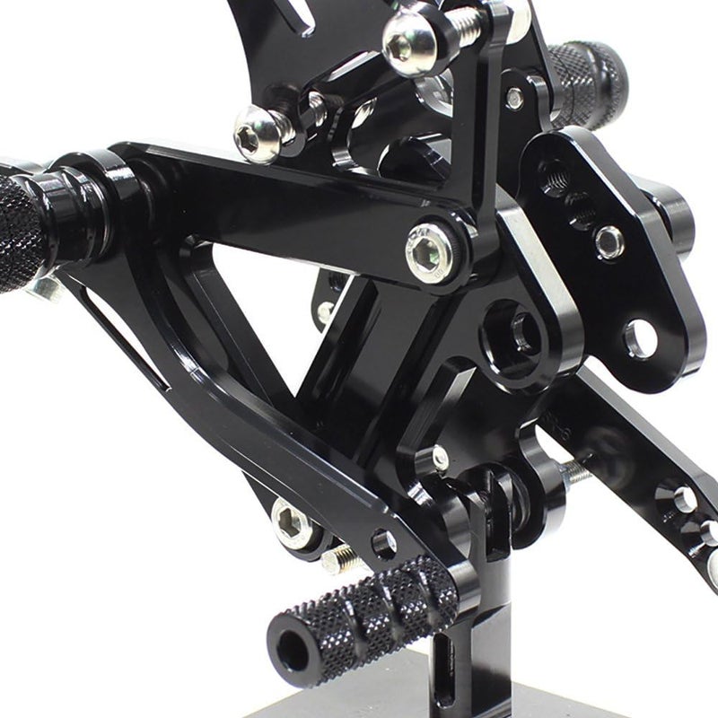 Krace Rearsets Fit For Kawasaki Ninja ZX6R ZX9R 1999-2002,ZZR600 2005-2008 Foot Pegs Rear Set Footrests Brake Shift Pedals Fully Adjustable Foot Boards - Image 2