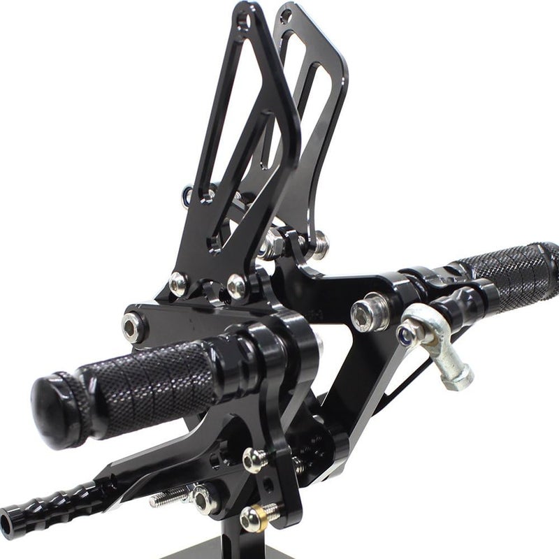 Krace Rearsets Fit For Kawasaki Ninja ZX6R ZX9R 1999-2002,ZZR600 2005-2008 Foot Pegs Rear Set Footrests Brake Shift Pedals Fully Adjustable Foot Boards - Image 4
