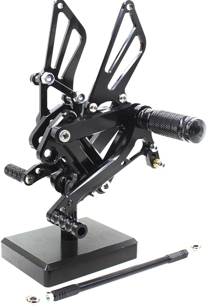 Krace Rearsets Fit For Kawasaki Ninja ZX6R ZX9R 1999-2002,ZZR600 2005-2008 Foot Pegs Rear Set Footrests Brake Shift Pedals Fully Adjustable Foot Boards - Image 5