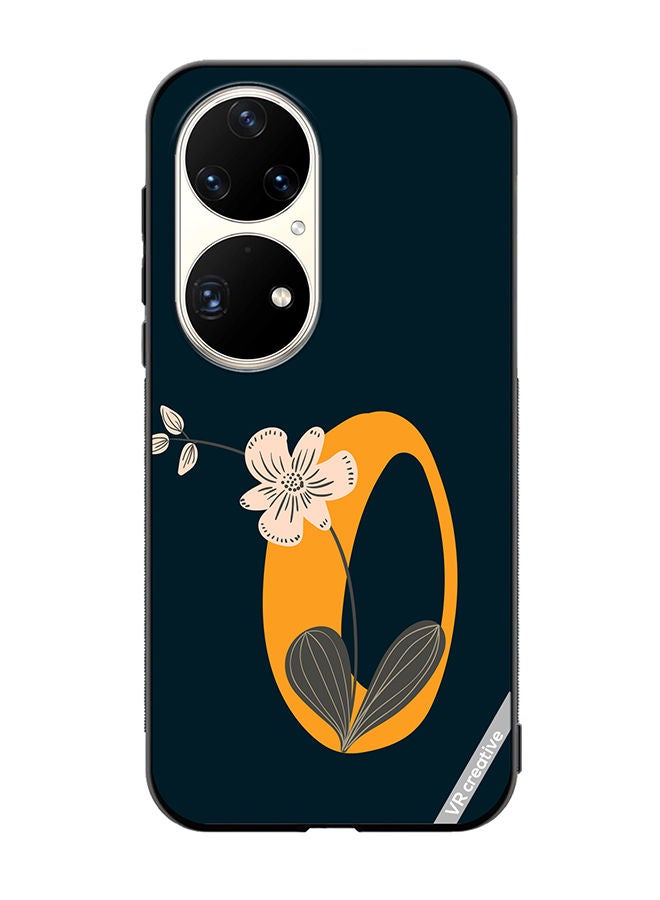 VR CREATIVE Protective Case Cover For Huawei P50 Pro Alphabet O Design Multicolour - Image 1