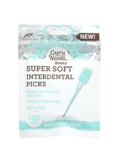 GuruNanda GuruNanda, Basics, Super Soft Interdental Picks, 100 Picks  - Image 1