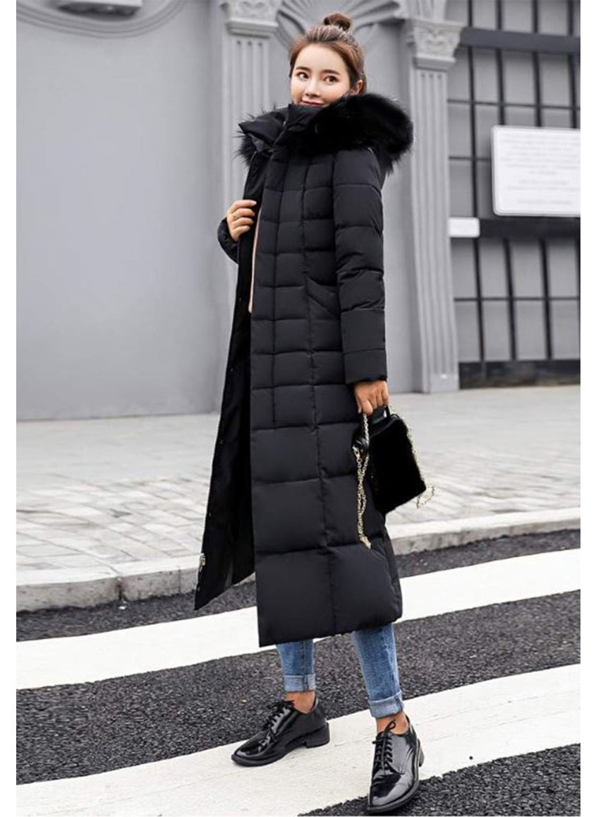 Barbora Daily Winter Full Length Women's Puffer Coat BT180BLACK22  - Image 1