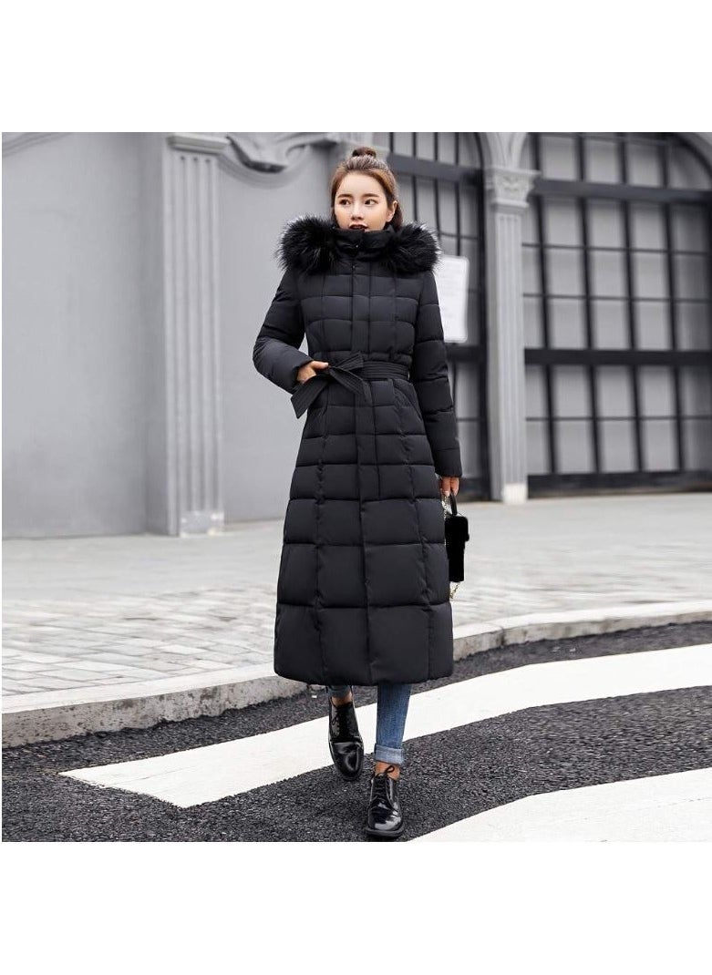 Barbora Daily Winter Full Length Women's Puffer Coat BT180BLACK22  - Image 2