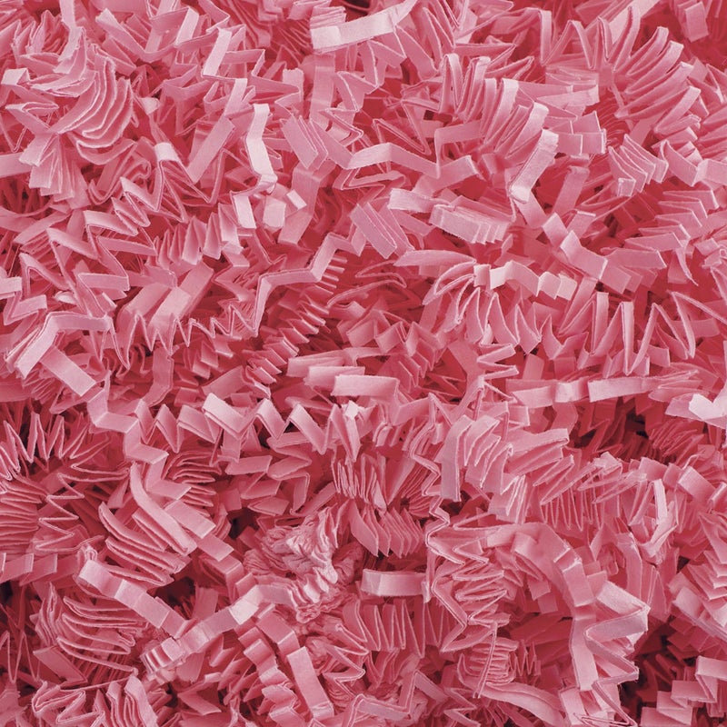 MagicWater Supply  2 LB  Light Pink  Crinkle Cut Paper Shred Filler great for Gift Wrapping Basket Filling Birthdays Weddings Anniversaries