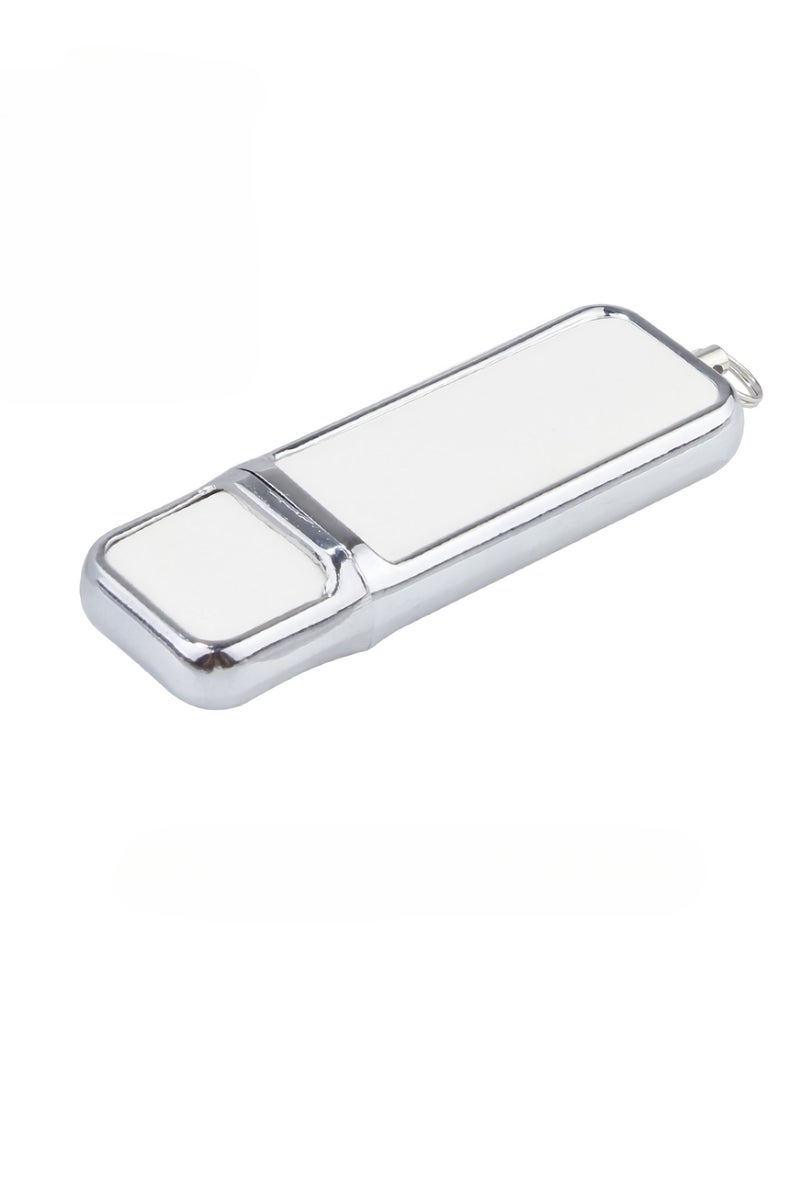 USB Flash Drive, Leather Keychain USB Pen Drive, Compact And Portable High Speed Thumb Drive, Shock Resistant USB Memory Stick For Laptops Computers, (1pc, White, 64GB) - Image 1