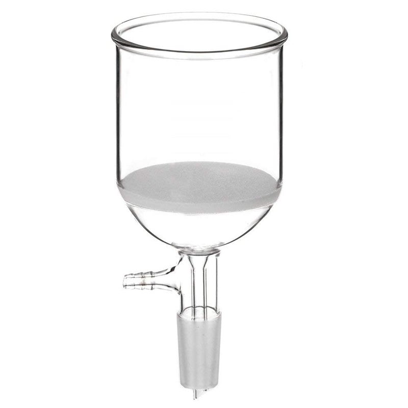 ISKO Borosilicate Glass Buchner Filtering Funnel with Coarse Frit Standard Taper Inner Joint and Vacuum Serrated Tabulation 1000ml G2 GRADE - Image 1