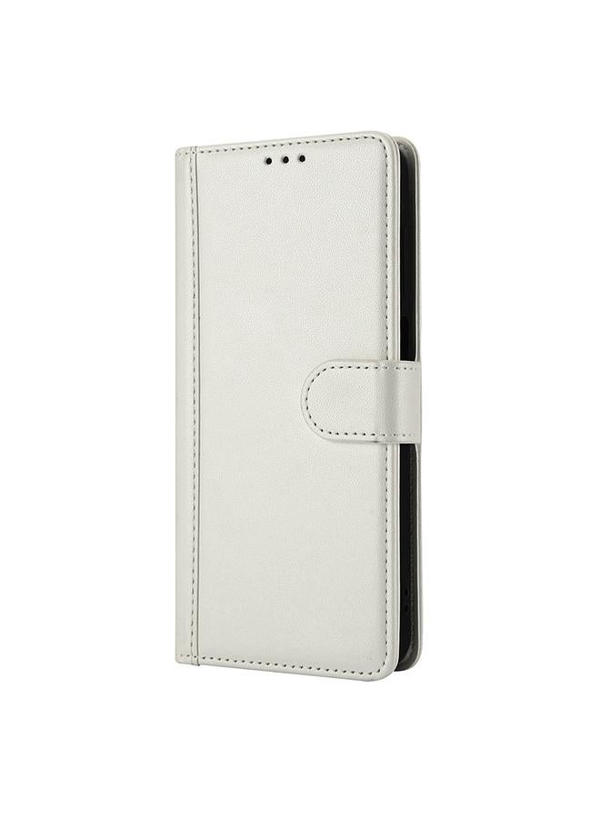 اس-توب جراب لهاتف Redmi Note 10 Pro 4G / Note 10 Pro Max بملمس الجلد بلون نقي وفتحات للبطاقات مع حبل مزدوج - Image 2