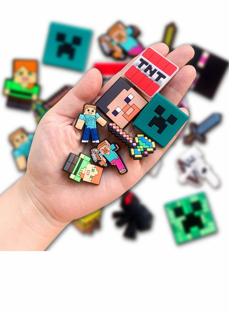 Colorful Charms for Crocs and Sandals, Fun Shoe Accessories for Kids and Adults, Perfect Party Favors and Gifts, 13 Pieces Set - Image 2