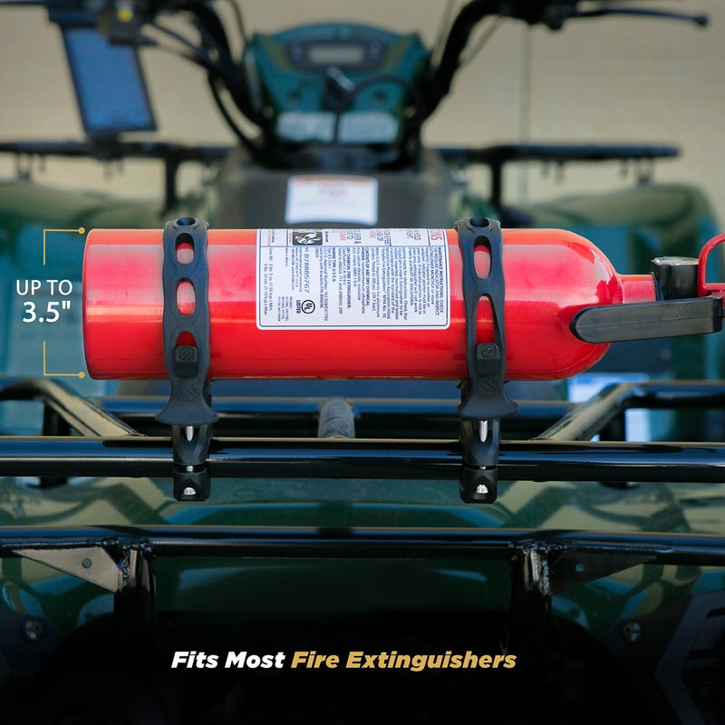 Scosche PSM11004 TerraClamp Heavy Duty Fire Extinguisher and BoomBottle Universal Vehicle Mount, Large (Pack of 2) - Image 4